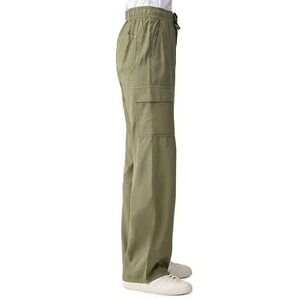 Social Standard Caravan Cargo‎ Pants Drawstring Waist Olive Green Sz M / #6257